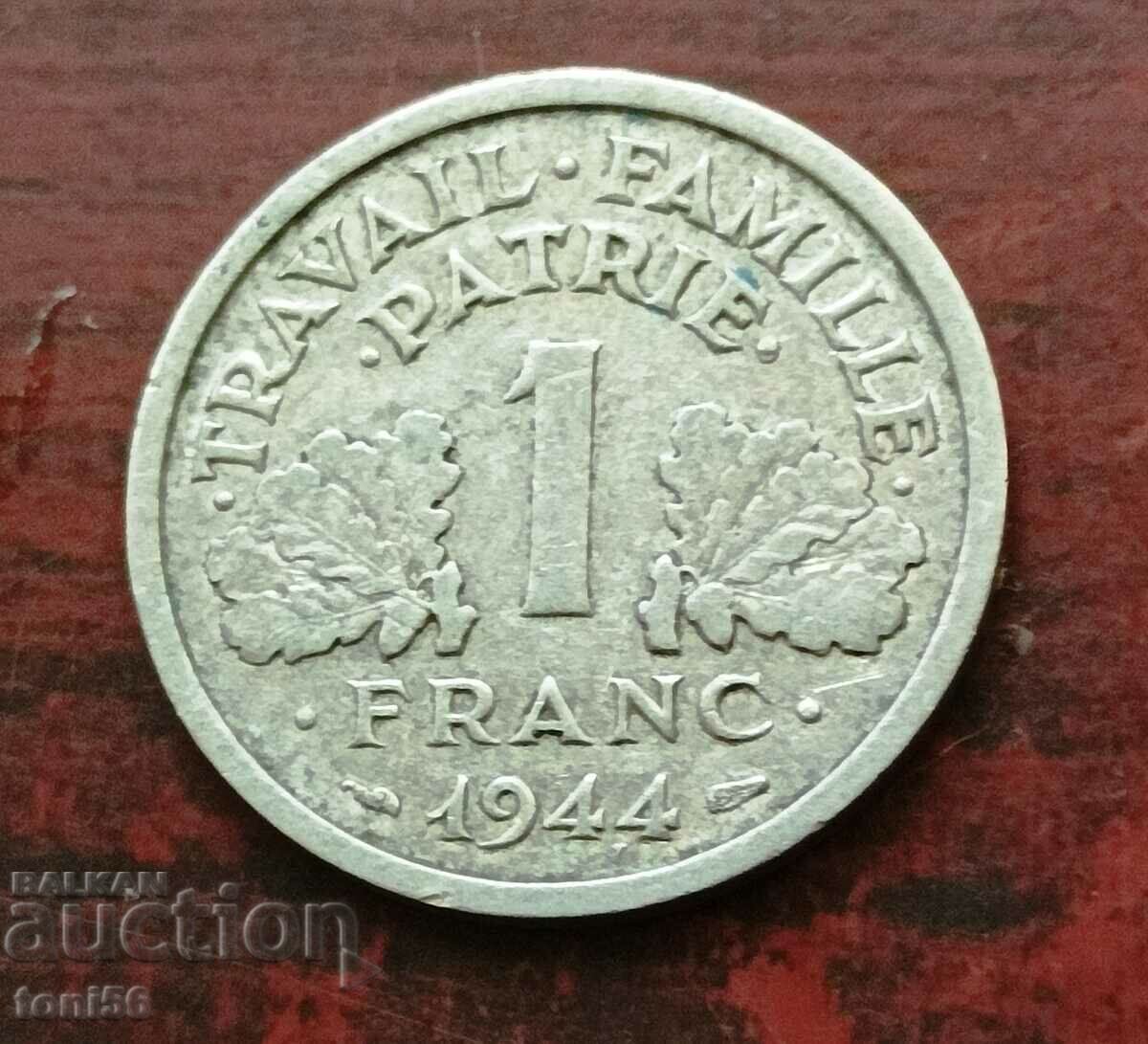 France 1 franc 1944