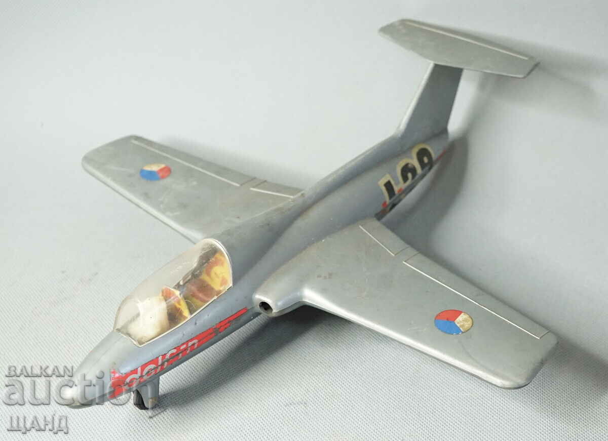 Old Czech plastic model airplane toy