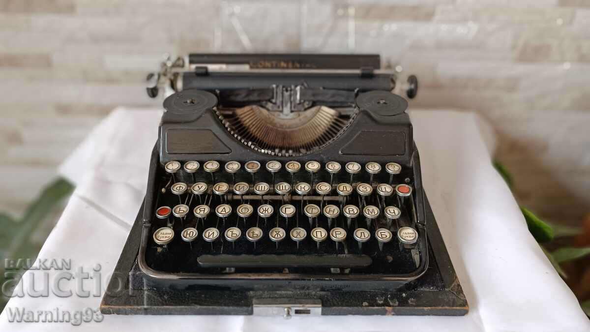 Old typewriter Continental Portable - Made in Germany - 5 Old typewriter Continental Portable - Made in Germany - 5
