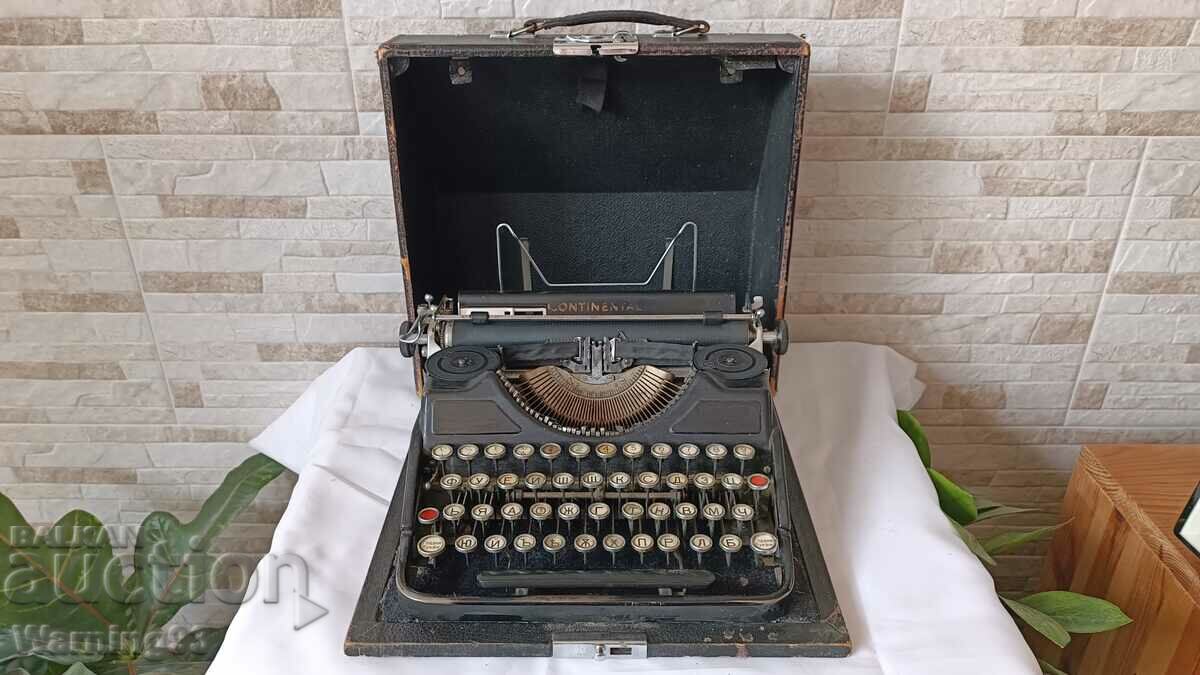 Old typewriter Continental Portable - Made in Germany