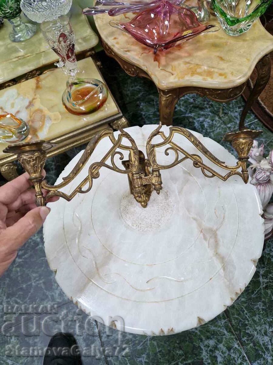 Delivery of A rare antique French bronze piano candle holder Delivery of A rare antique French bronze piano candle holder