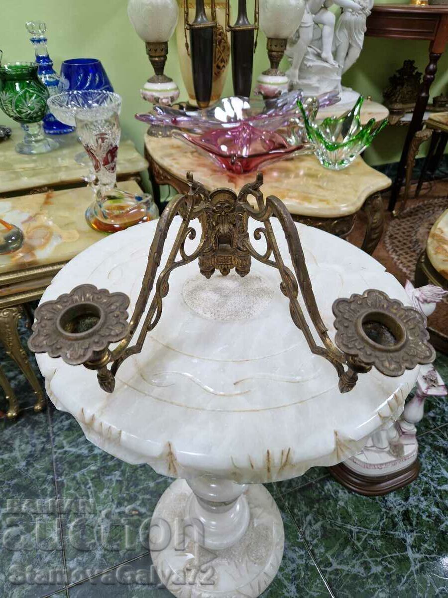 A rare antique French bronze piano candle holder - 5 A rare antique French bronze piano candle holder - 5