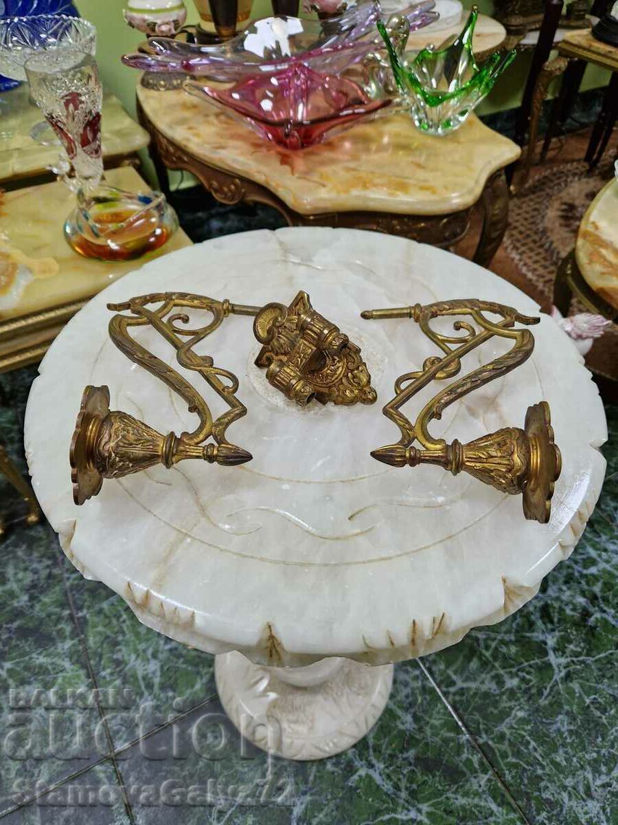 A rare antique French bronze piano candle holder - 7 A rare antique French bronze piano candle holder - 7