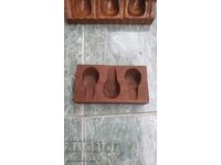 Wooden stand Stand for 3 Luli Lula pipes