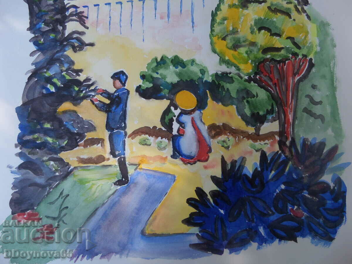 Δημοπρασία Κύρια ακουαρέλα