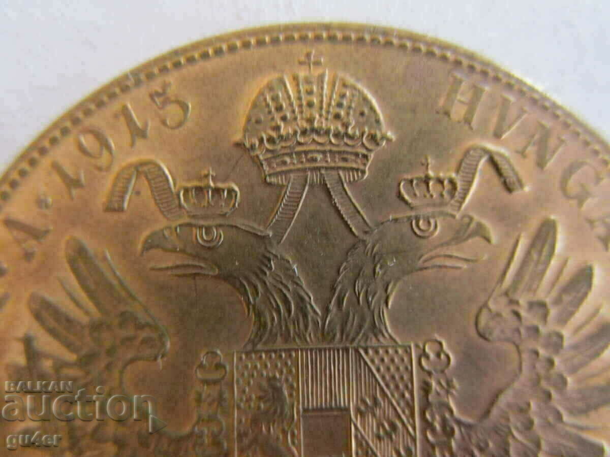 ❌❌COPY/BRASS/4 Gold Austrian Ducats Franz Joseph/RRRR❌❌ - 6