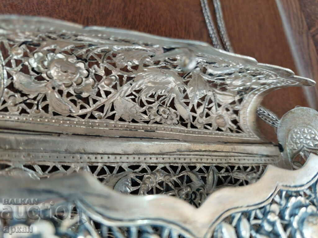 Sachan silver ladies bag, rich inlay - 7 Sachan silver ladies bag, rich inlay - 7