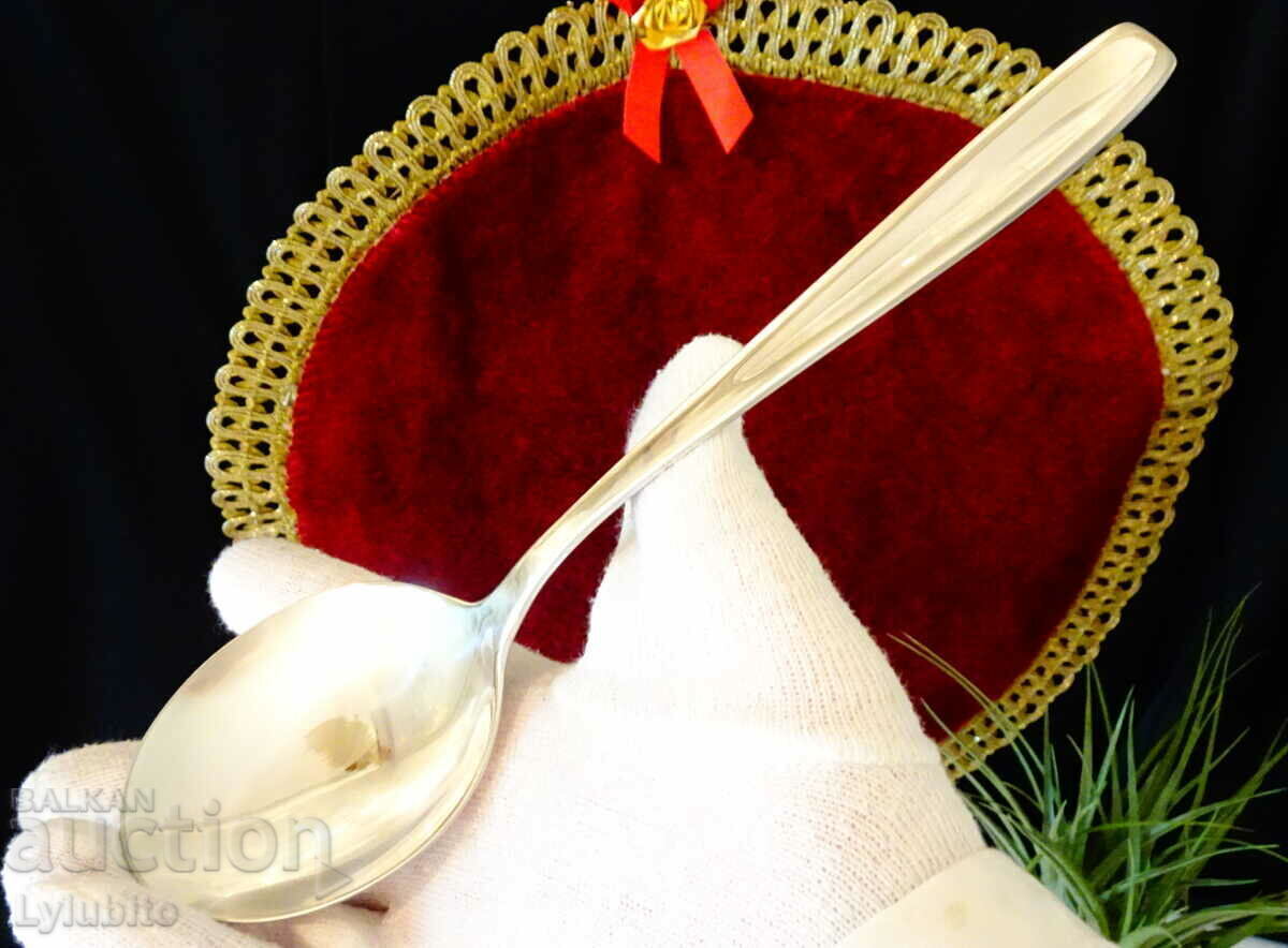 Delivery of Silver-plated serving spoon Gero Zilmeta 90