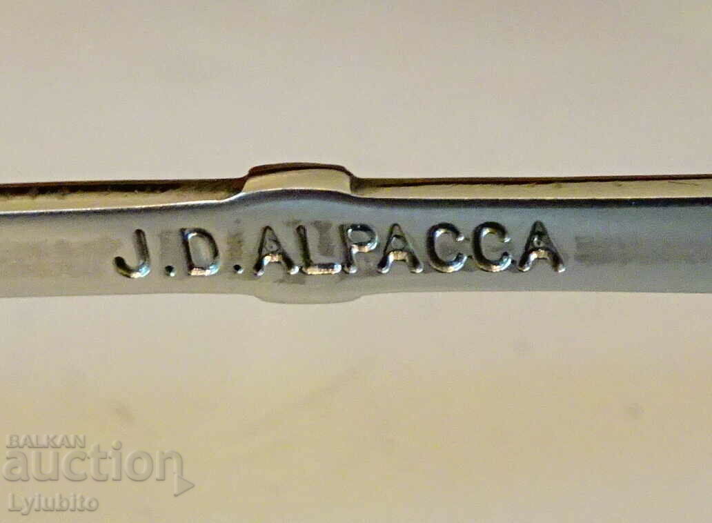 Silver-plated spoon with Deer, Castle, Luxenburg. - 6 Silver-plated spoon with Deer, Castle, Luxenburg. - 6