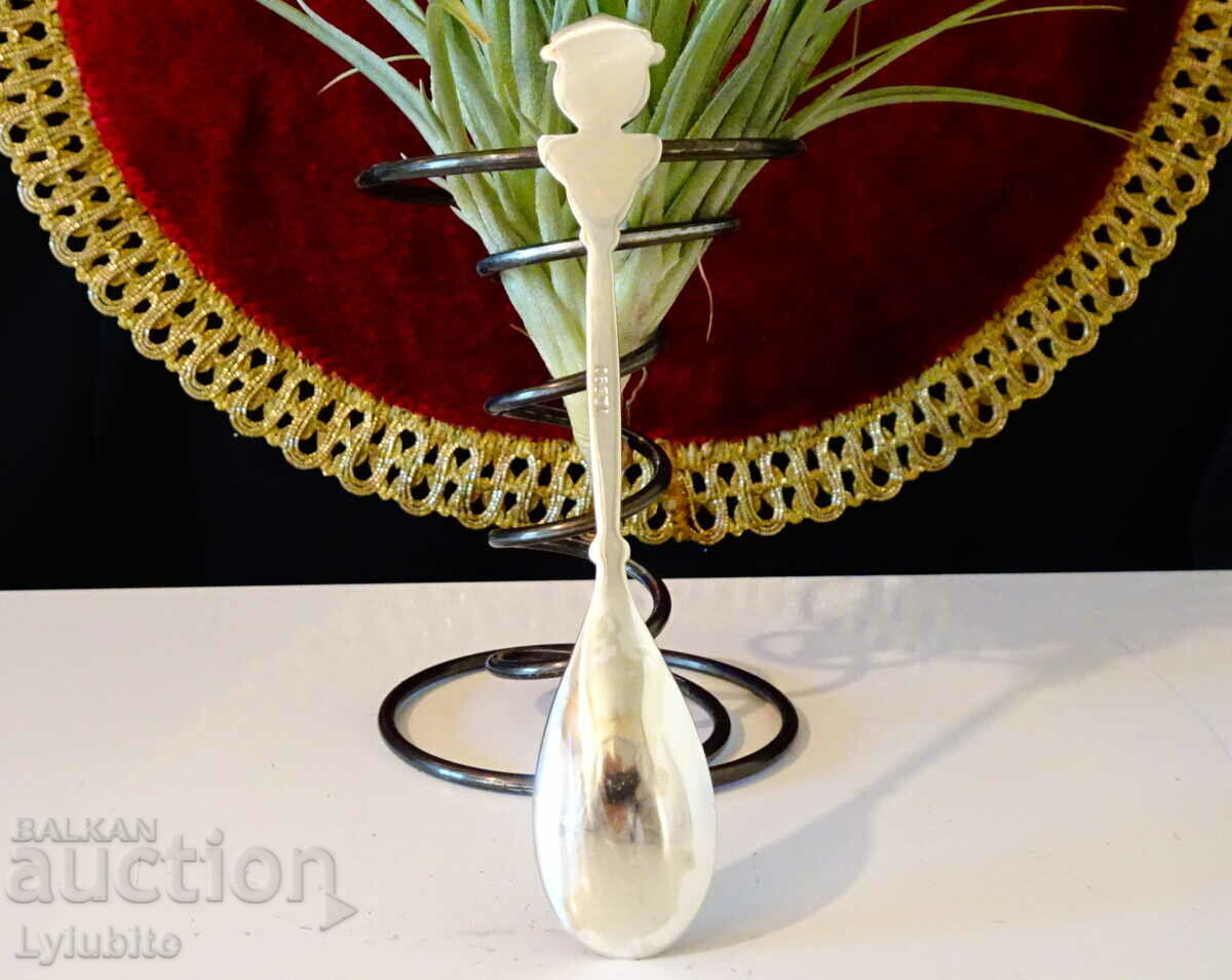 Auction Silver Plated Dutch Spoon. Auction Silver Plated Dutch Spoon.