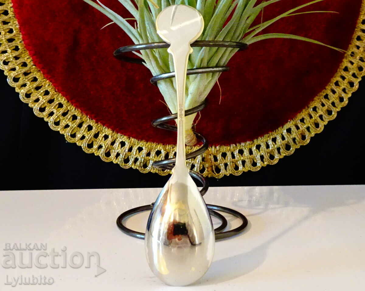 Auction Norway silver plated coffee spoon. Auction Norway silver plated coffee spoon.