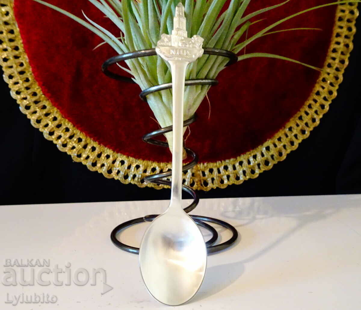 Dutch silver plated spoon. Dutch silver plated spoon.