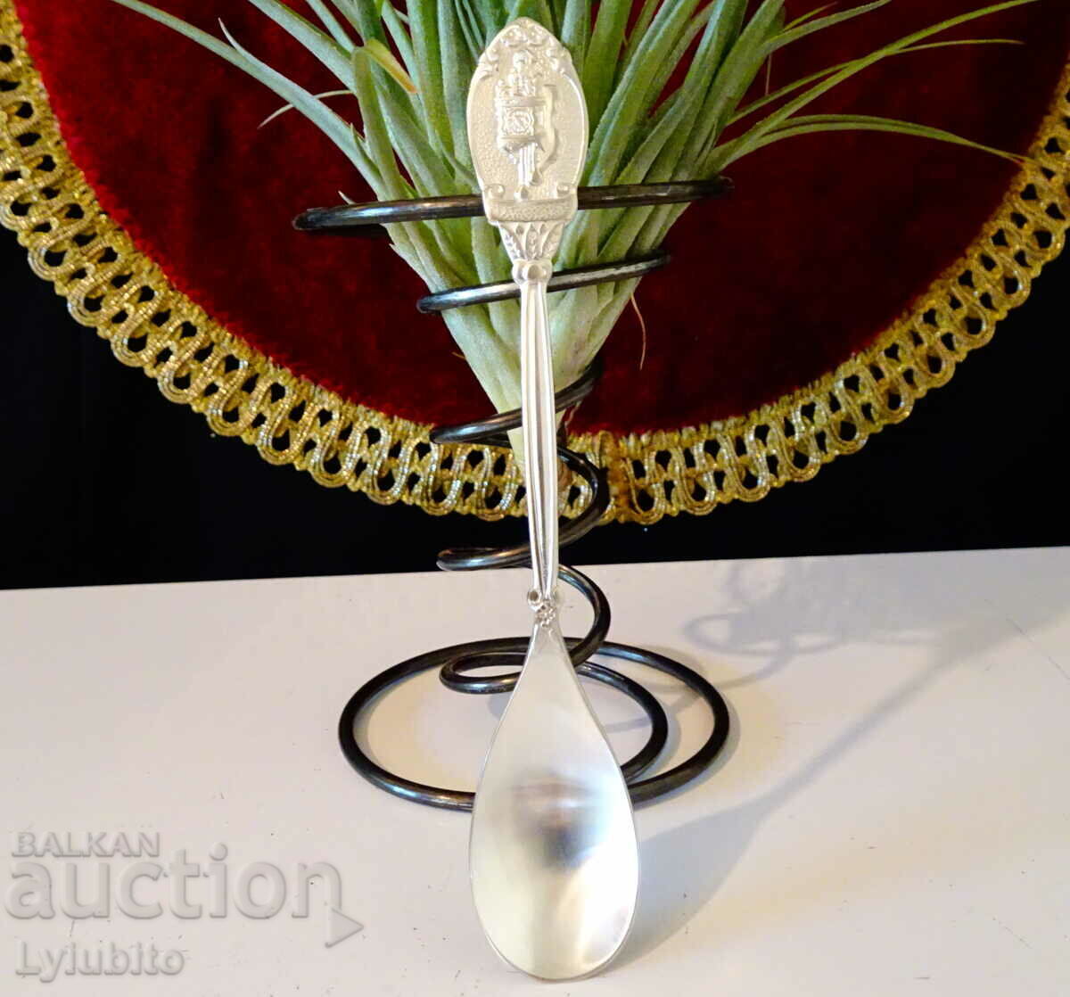 Jewelry silver-plated spoon Van Klaveren, Netherlands Jewelry silver-plated spoon Van Klaveren, Netherlands