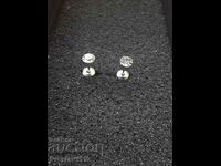 Moissanite earrings 4mm