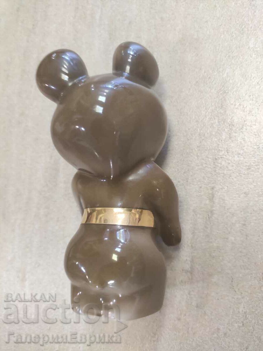 Porcelain figurine Misha the Bear Olympiad 1980 - 7 Porcelain figurine Misha the Bear Olympiad 1980 - 7