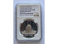 1000 BGN 1995 Observatorul Rozhen PF 70 NGC