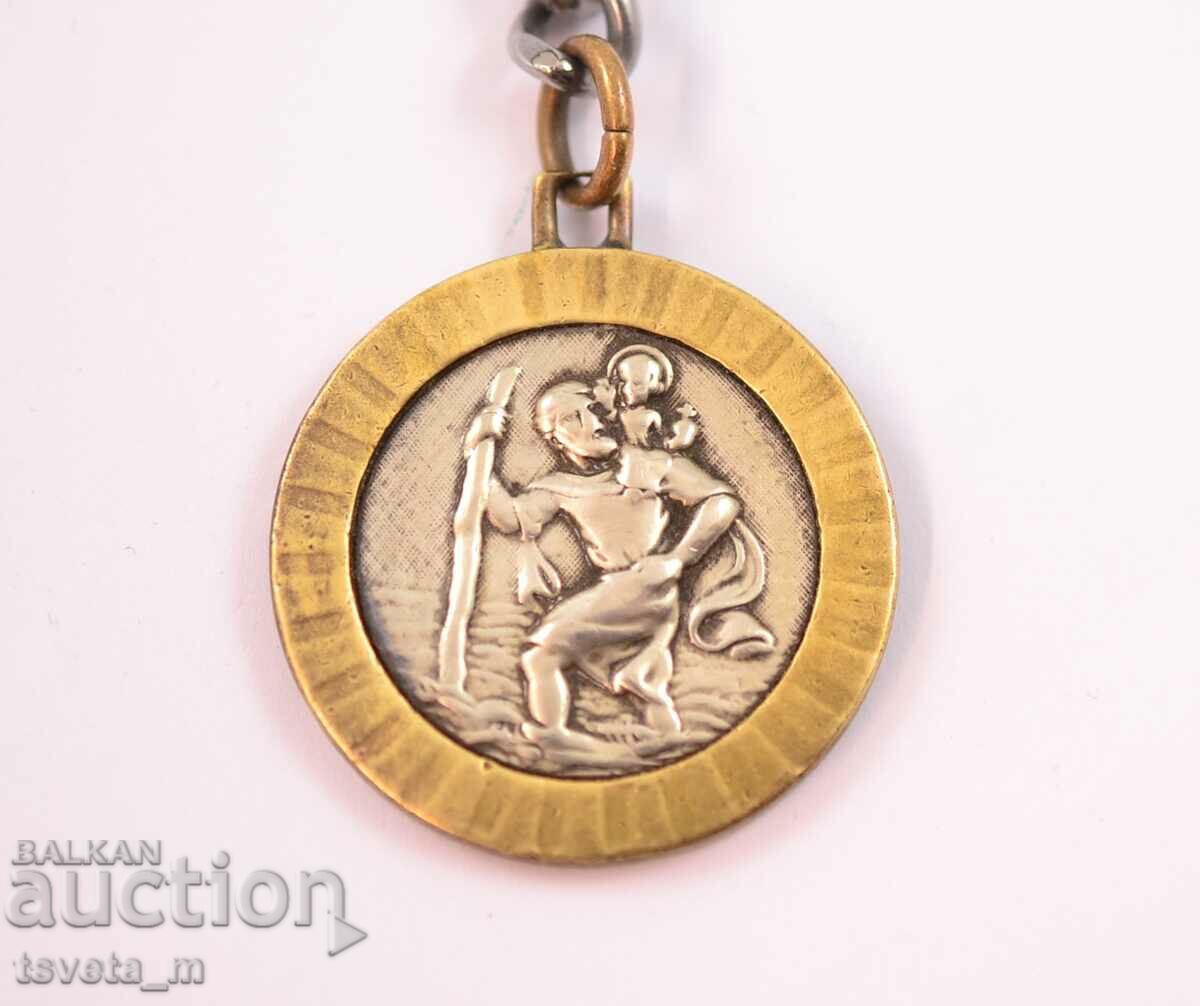 Keychain Germany, Saint Christopher with price 5.00 BGN | € 2.56 Keychain Germany, Saint Christopher with price 5.00 BGN | € 2.56