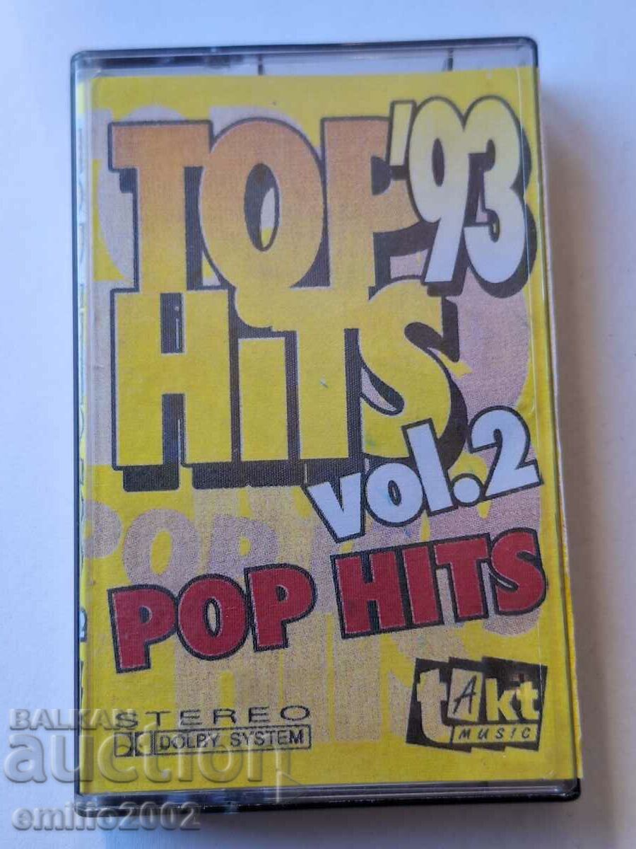 Pop hits audio cassette