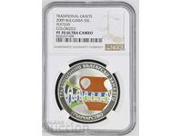 10 BGN 2009 POTTERY PF 70 NGC