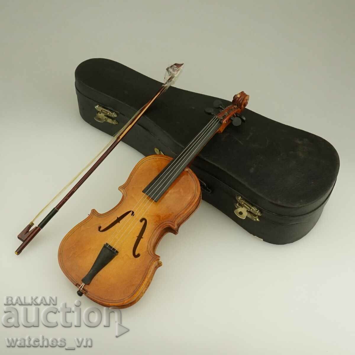 Rare Violin Viola Miniature about 24 cm.