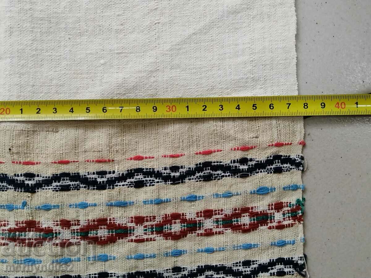 Old hand woven cloth kennar embroidery lace - 6