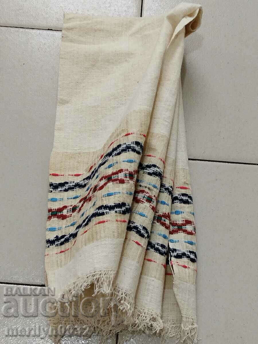 Old hand woven cloth kennar embroidery lace - 7