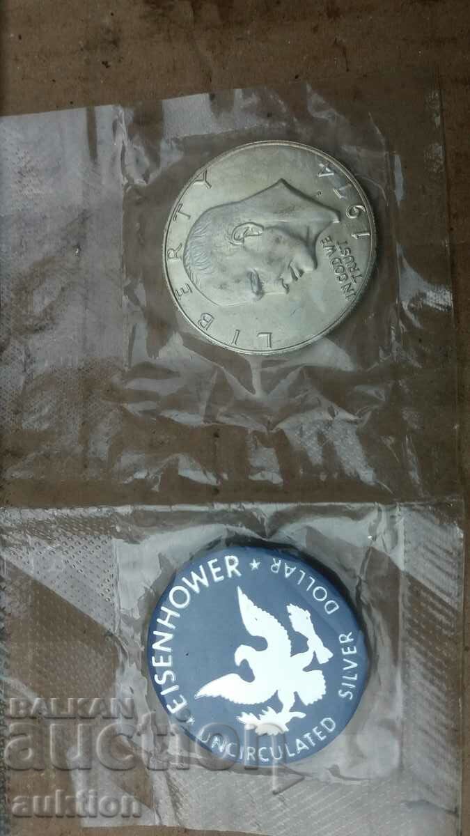 one dolar 1974 година сребро - 1 долар с цена 59.99 лв. | € 30.67 one dolar 1974 година сребро - 1 долар с цена 59.99 лв. | € 30.67