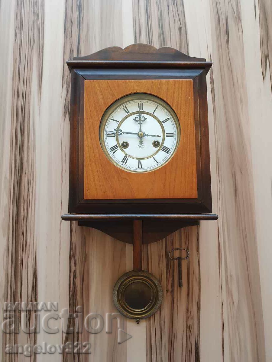 JUNGHANS German Wall Clock WORKING