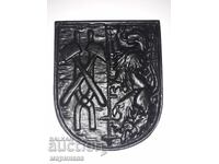 PANEL. COAT OF ARMS. CAST IRON. 564 GR