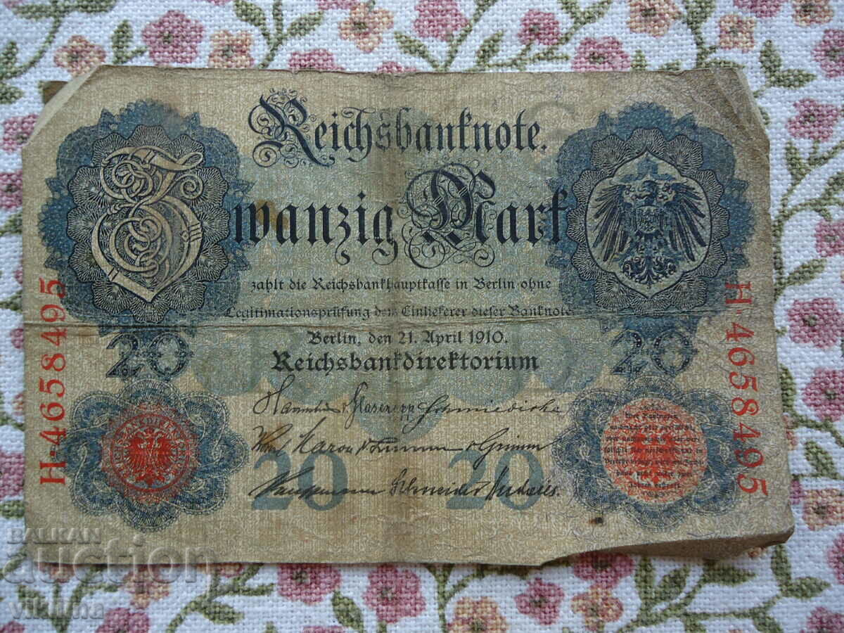 20 Marks 1910