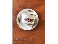 PORCELAIN CUP PLATE SET-BULGARIA