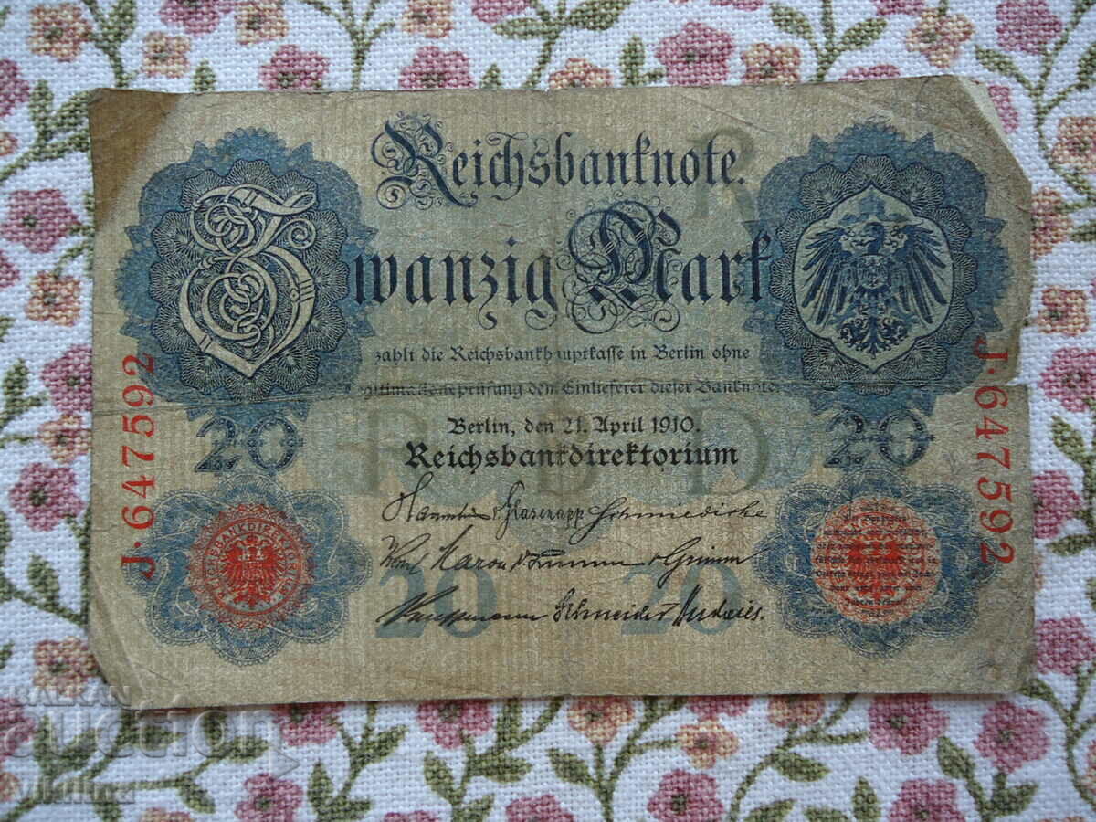 20 Mark 1910