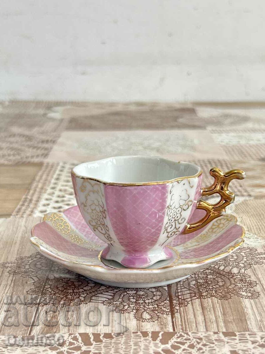 Beautiful porcelain coffee cup