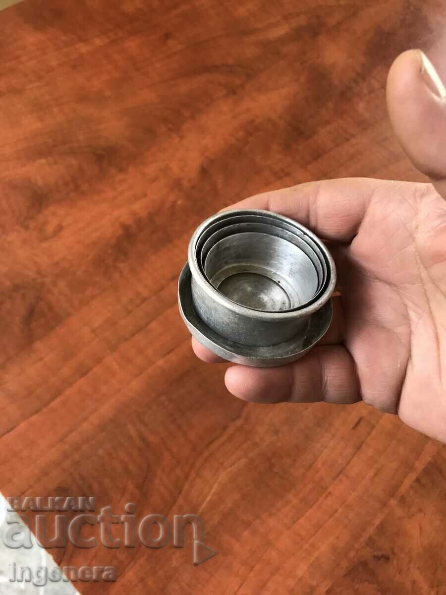 Auction TRAVEL FOLDABLE ALUMINUM COLLECTION CUP Auction TRAVEL FOLDABLE ALUMINUM COLLECTION CUP