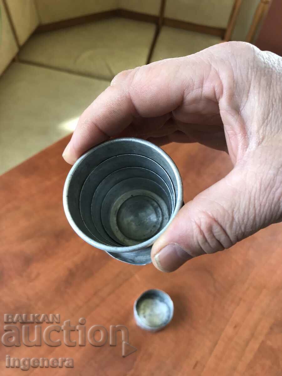 Delivery of TRAVEL FOLDABLE ALUMINUM COLLECTION CUP Delivery of TRAVEL FOLDABLE ALUMINUM COLLECTION CUP