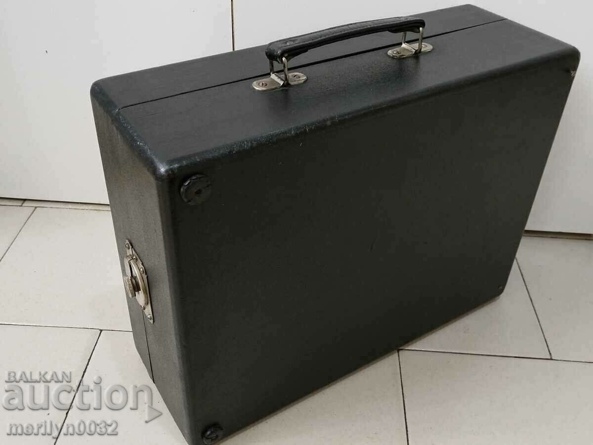 Portable turntable "AURORA" with crank 1920s WORKS - 5