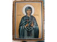 Author's painted icon St. Paraskeva.