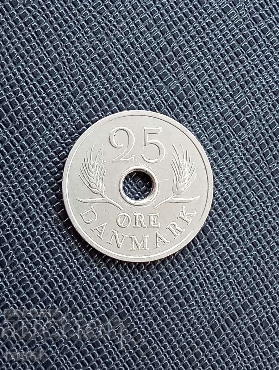 Denmark 25 Ore 1968