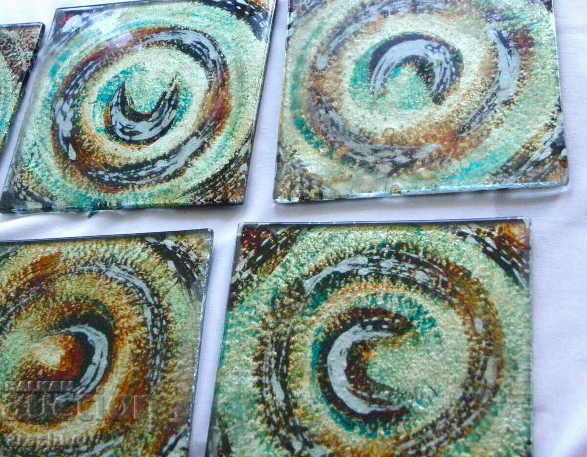 Auction Handmade glass drink holders Auction Handmade glass drink holders