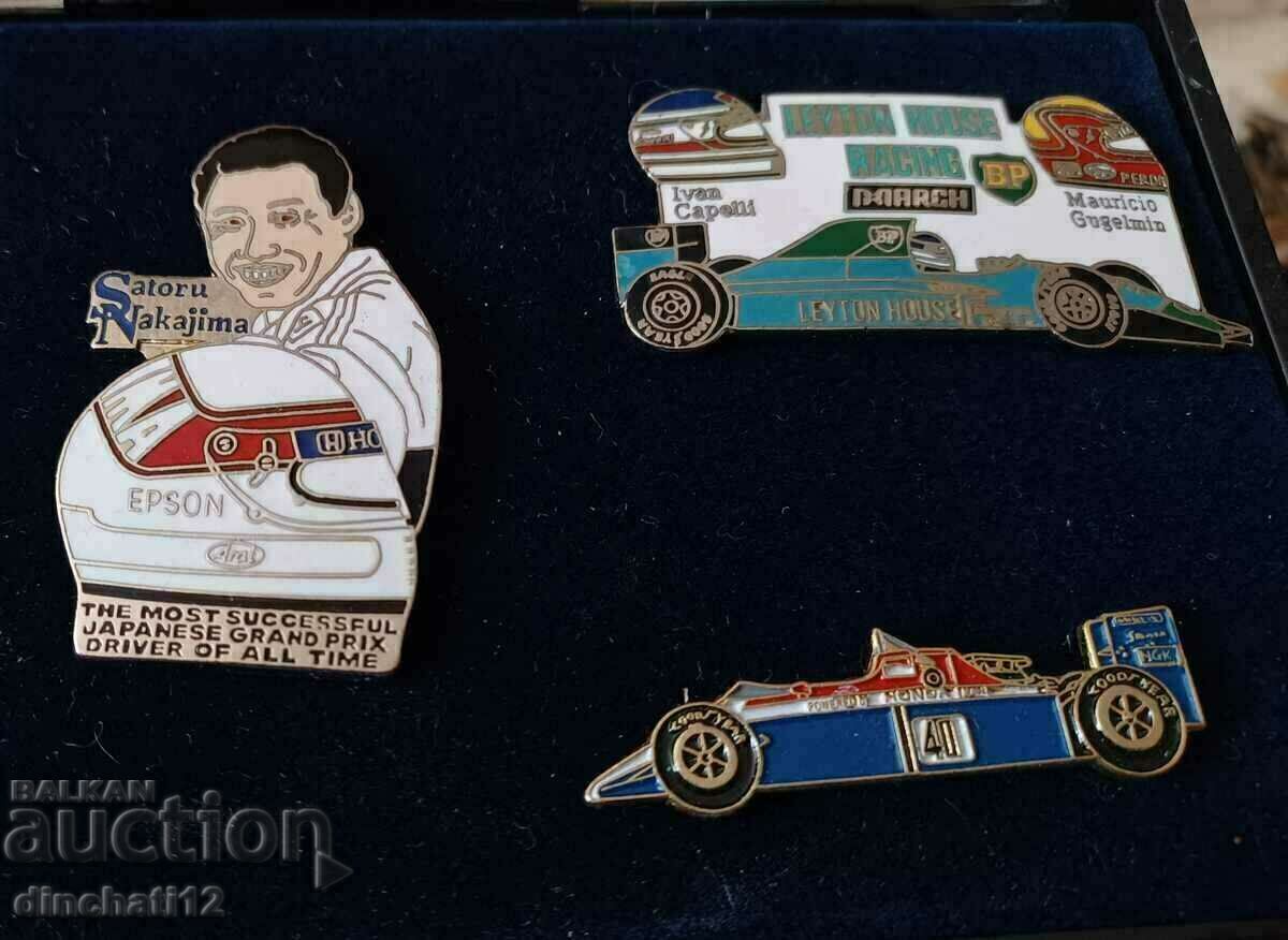 Lot of 3 badges. Formula 1 Car. Auto Moto with price 40.00 BGN | € 20.45 Lot of 3 badges. Formula 1 Car. Auto Moto with price 40.00 BGN | € 20.45