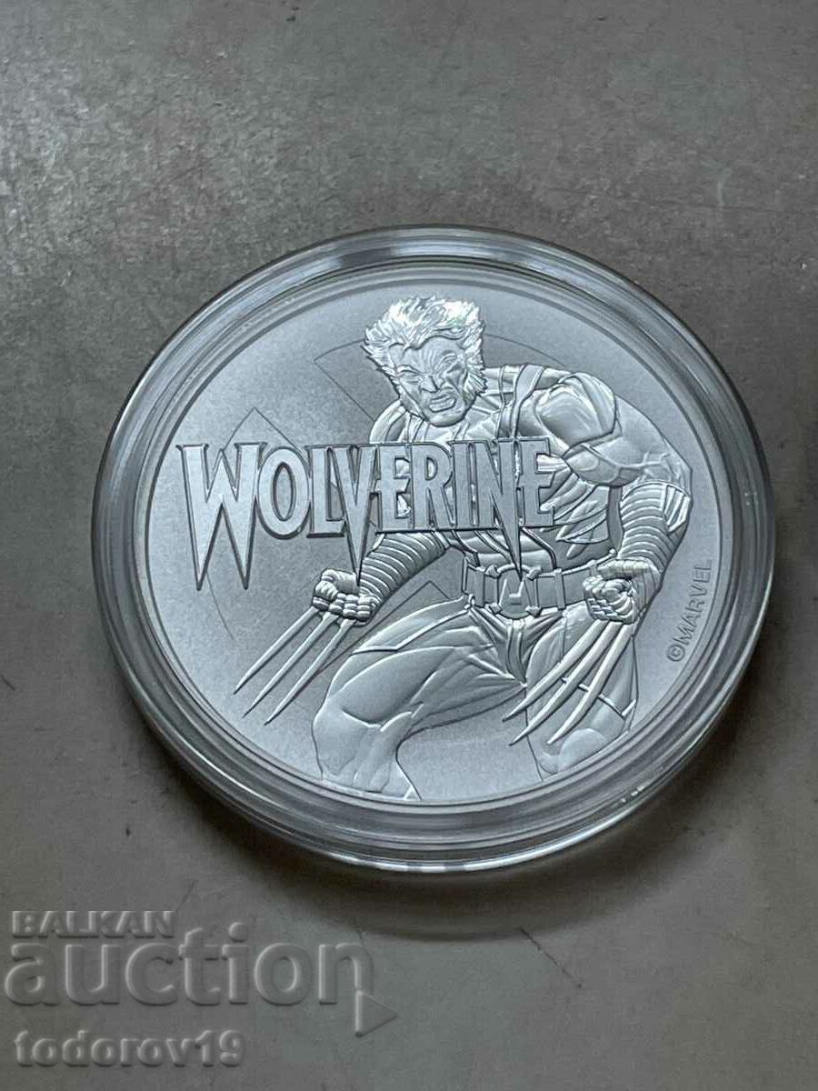 Auction 1 oz Silver Marvel - Wolverine - 2021 Auction 1 oz Silver Marvel - Wolverine - 2021