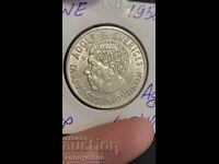 Moneda de argint Suedia 1956 2 coroane, coroane