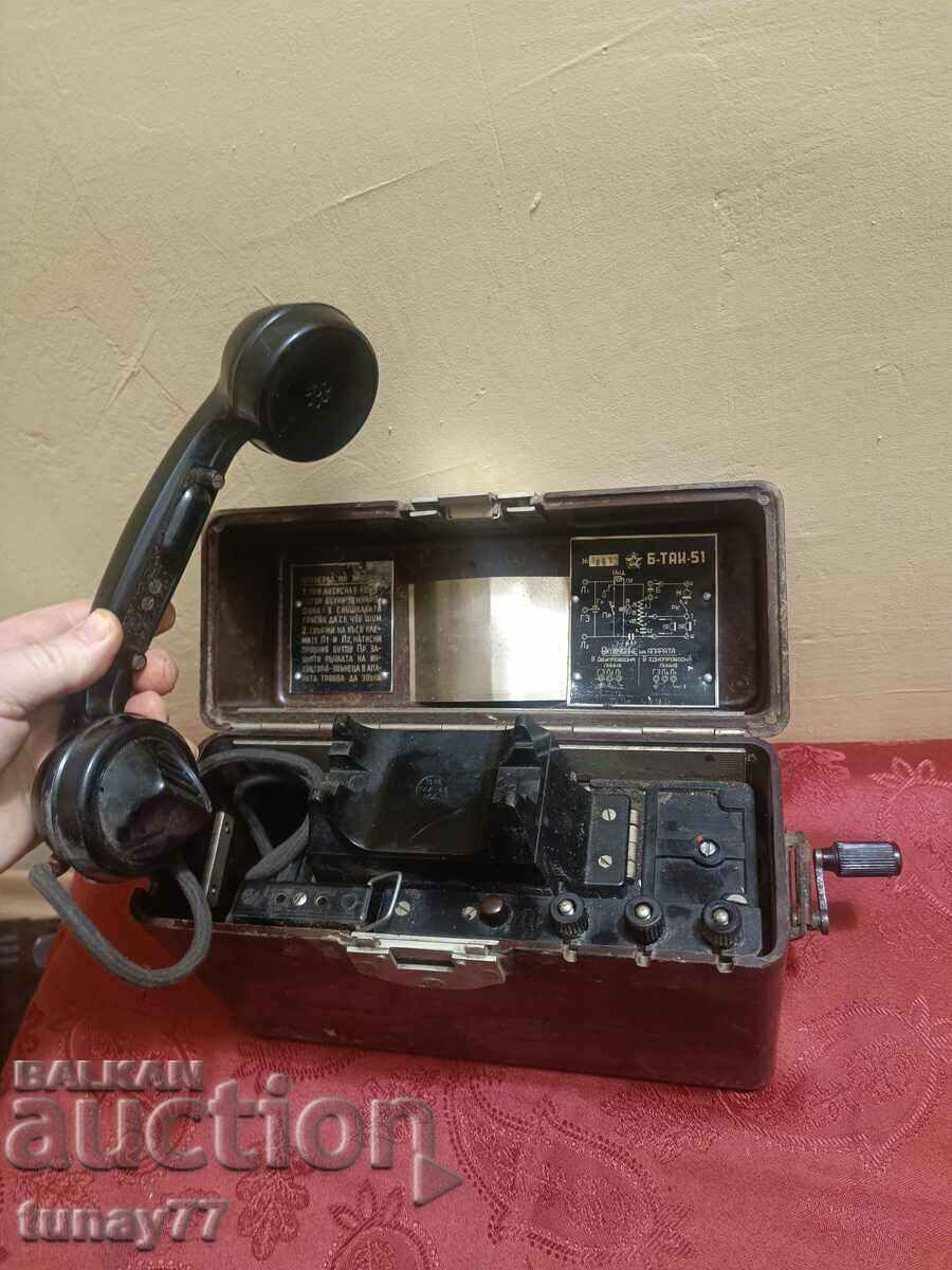 Telefon militar de camp sovietic TAI-51 telefon TAP