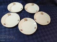 Porcelain plates - Kitka Novi Pazar - 5 pieces