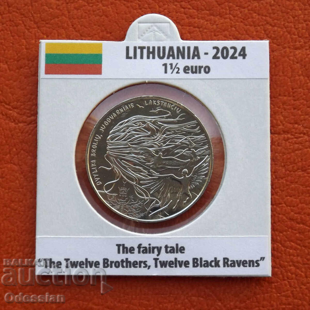 Lithuania • 1½ Euro • 12 Brothers, The Tale of the Ravens • 2024 Lithuania • 1½ Euro • 12 Brothers, The Tale of the Ravens • 2024