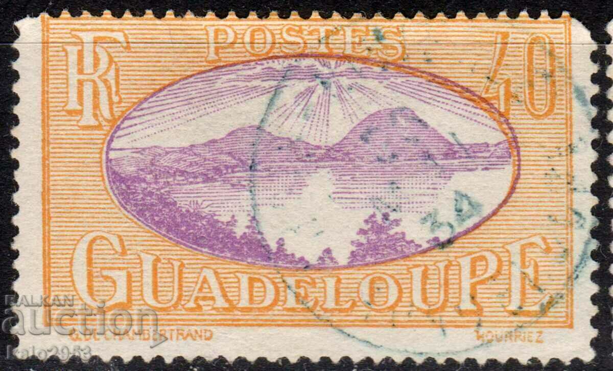 Франция/Guadeloupe-1928-Редовна-пътя на изгрева,клеймо