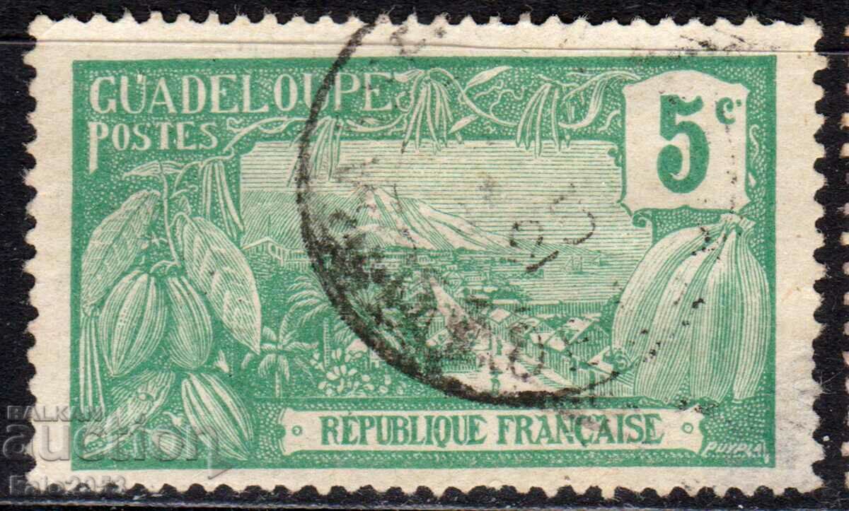 France/Guadeloupe-1905-Regular-Vanilla Plantation, γραμματόσημο