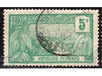 Франция/Guadeloupe-1905-Редовна-Плантация Ванилия,клеймо