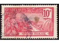 Франция/Guadeloupe-1905-Редовна-Плантация Ванилия,клеймо