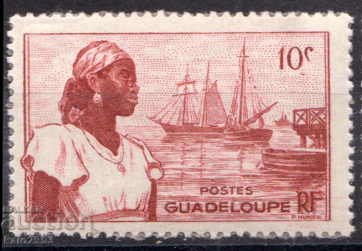 Franța/Guadelupa-1947-Femeie locală obișnuită,MLH